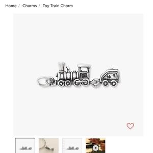 James Avery Toy Train Charm